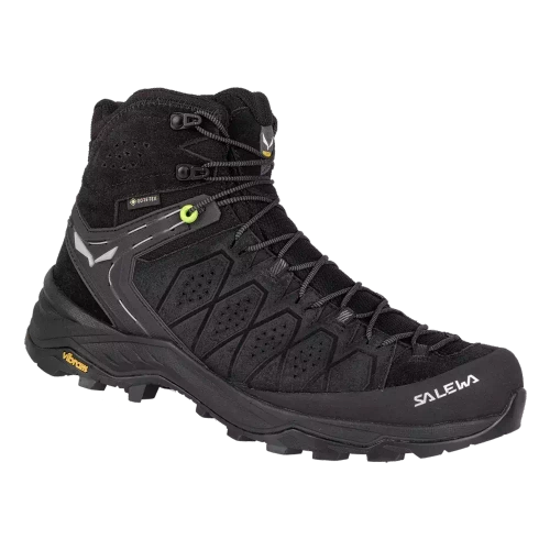Męskie buty trekkingowe za kostkę Salewa Alp Trainer 2 MID GTX - black