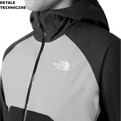 Męska Kurtka Nieprzemakalna The North Face M Stratos Jacket  - Rusted Bronze/Arrow/wood Yellow/TNF Black