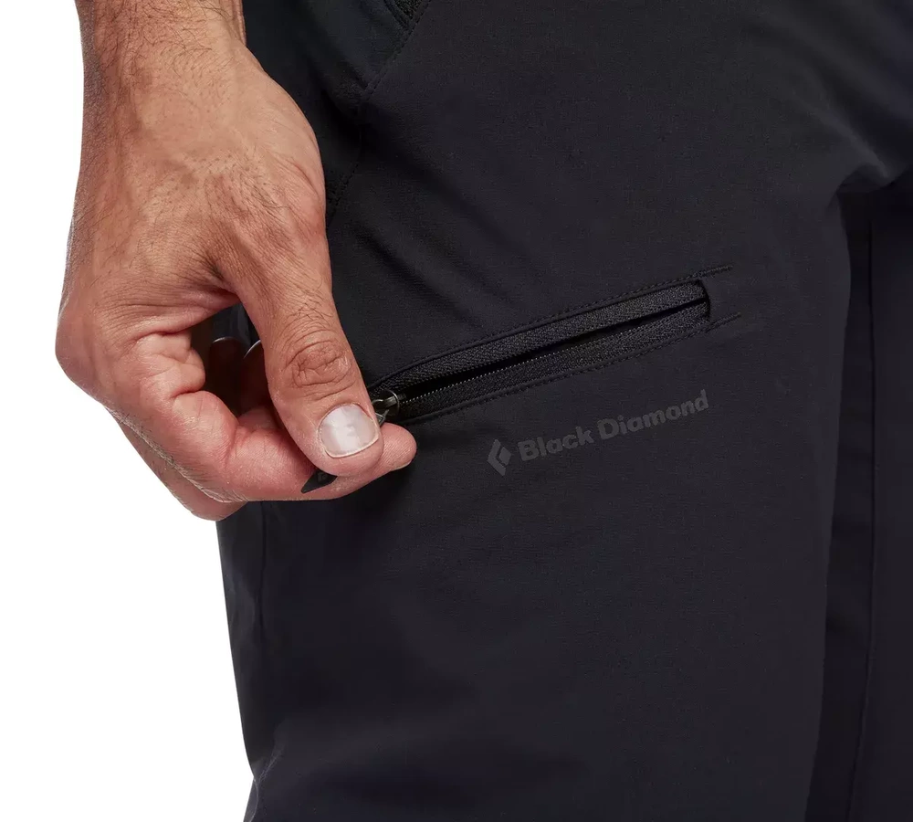 Spodnie softshellowe Black Diamond M SWIFT PANTS - Black
