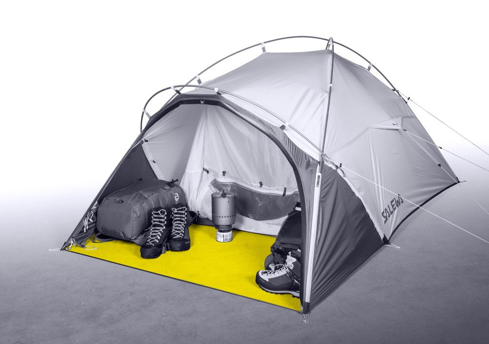 Namiot ze Stelażem Zewnętrznym Salewa Litetrek III - light grey/cactus
