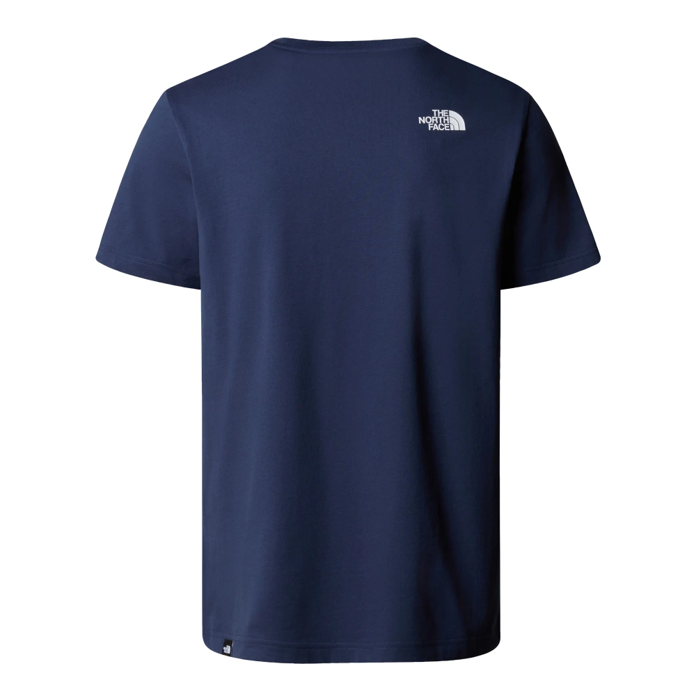 Męski T-Shirt Bawełniany The North Face M Ss Simple Dome Tee - Summit Navy