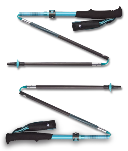 Kijki Black Diamond W Distance Carbon Flz Poles - Dark Patina