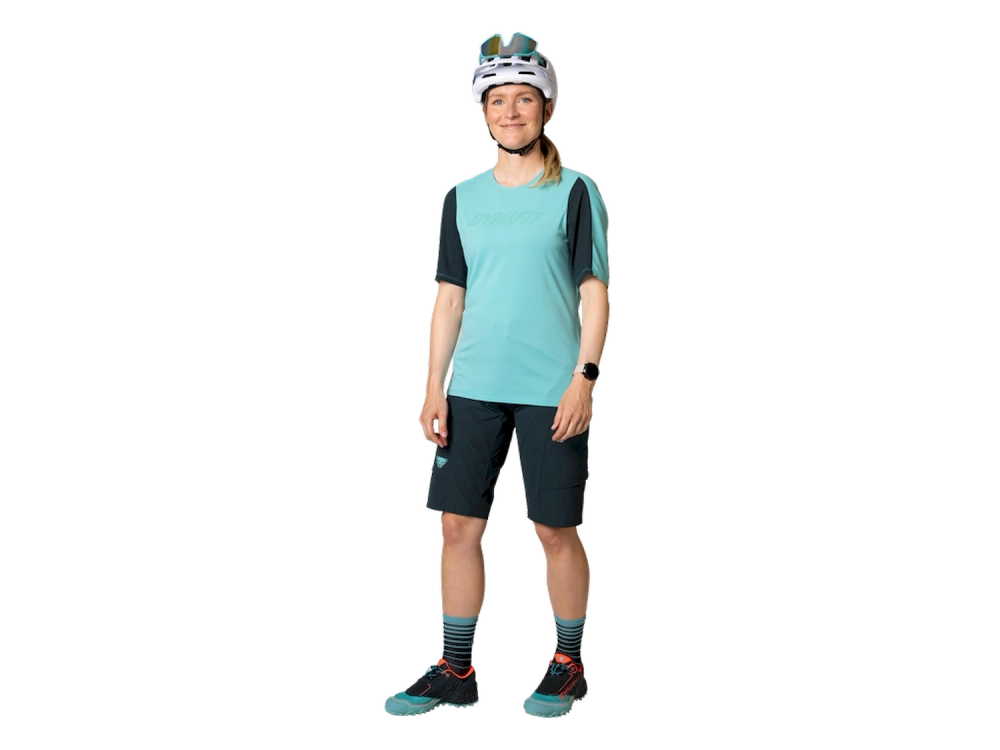 Damska Koszulka Rowerowa Dynafit Ride S/S Tee W - Marine Blue Blueberry