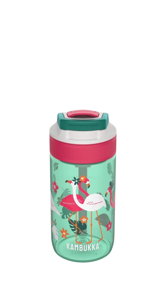Butelka na wodę dla dzieci Kambukka Lagoon 400ml - Pink Flamingo