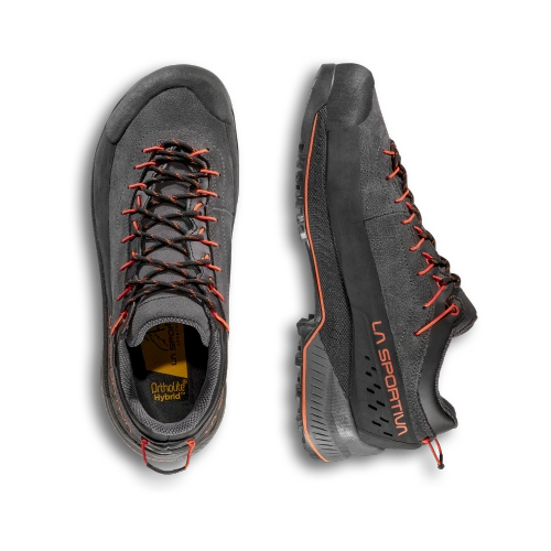 Męskie Buty Podejściowe La Sportiva TX4 Evo Gtx - Carbon/Cherry Tomato