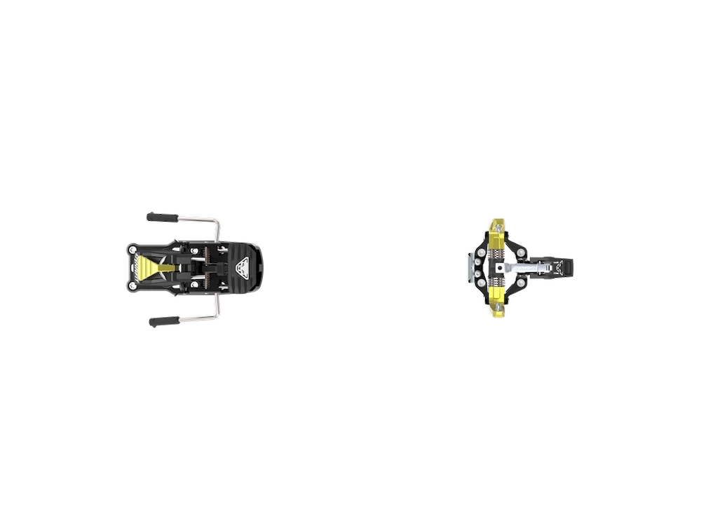 Lekkie Wiązania Skitourowe Dynafit Superlite 175+ Binding (Z10) - schwarz/gelb