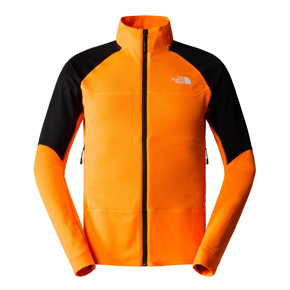 Polar The North Face M Bolt Polartec Jacket - Shocking Orange-TNF Black